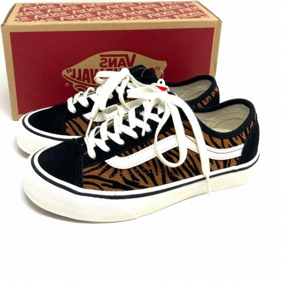 VANS Style 36 Decon SF Sneaker Women Size Animal VN0A5HYR9ZY Suede Brown Stripes - Picture 7 of 12